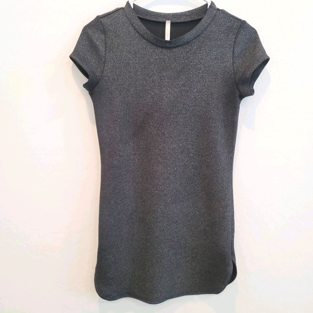 💕 Glare Black and Silver Mini Dress Size Small